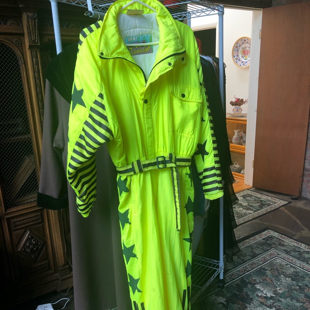 Vintage -Neon AVV by Sorry ski suit
